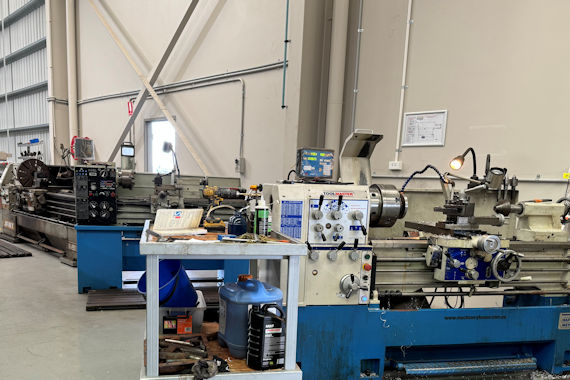 Lathes in the PSAH engineering division